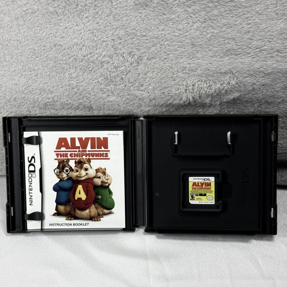 Nintendo Alvin and the Chipmunks Video Game Black DS CIB 2007